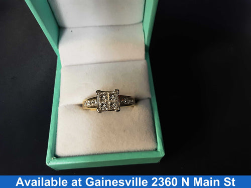 Women's Ring - Yellow Gold 14k (.585) 6.2 grams Size 10