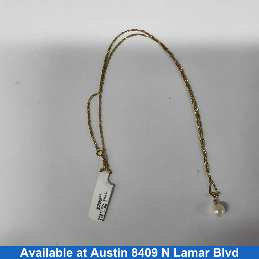 Chain - Yellow Gold 14k (.585) 1.9 grams 16 inch
