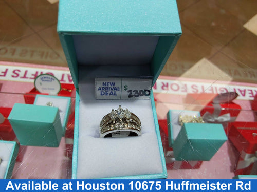 Women's Ring - White Gold 14k (.585) 8.4 grams Size 7