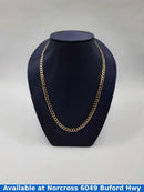 14kt Concave Curb Chain