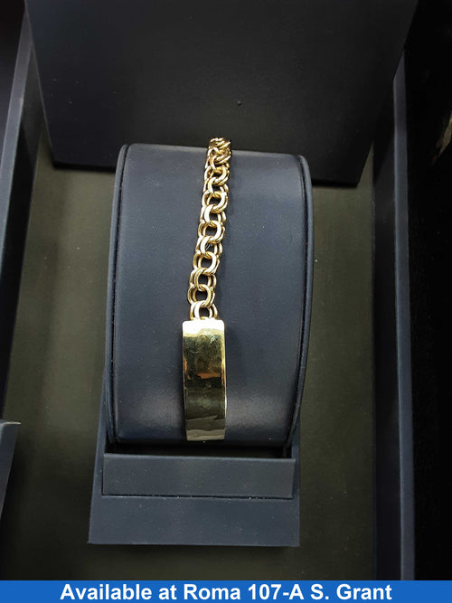 ID Bracelet - Yellow Gold 10k (.417) 34 grams 8 inch