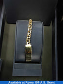 ID Bracelet - Yellow Gold 10k (.417) 34 grams 8 inch