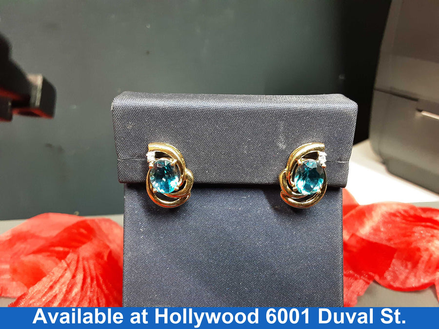 Earrings - Yellow Gold 14k (.585) 2.7 grams