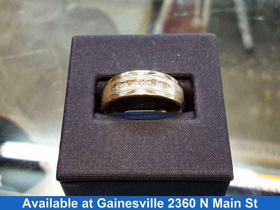 Men's Ring - Yellow Gold 14k (.585) 4.7 grams Size 10
