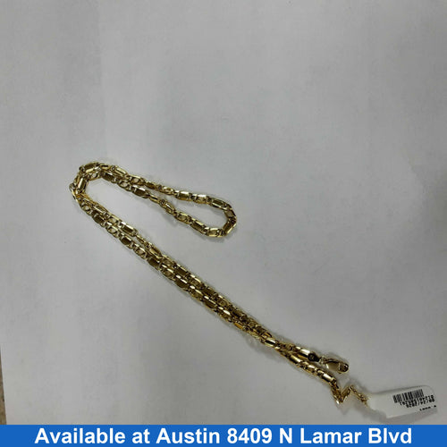 Figaro Chain - Yellow Gold 14k (.585) 21.6 grams 18 inch