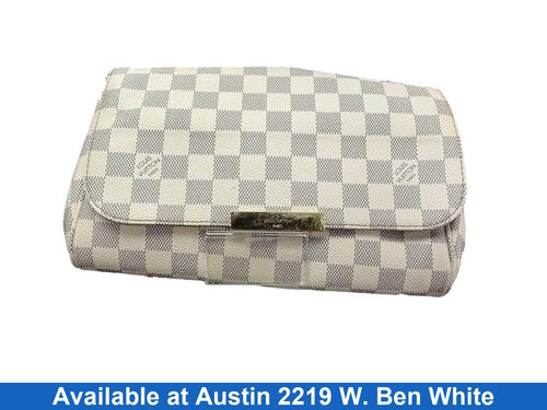 Louis Vuitton Damier Azur Favorite Mm Beige / Tan Purse / Handbag