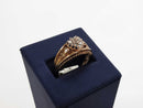 Women's Heart Diamond Ring Yellow Gold 10k Size 11