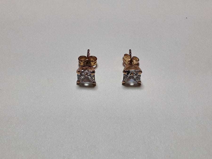 Double Stud Earring - Yellow Gold 10k (.417) 0.7 grams