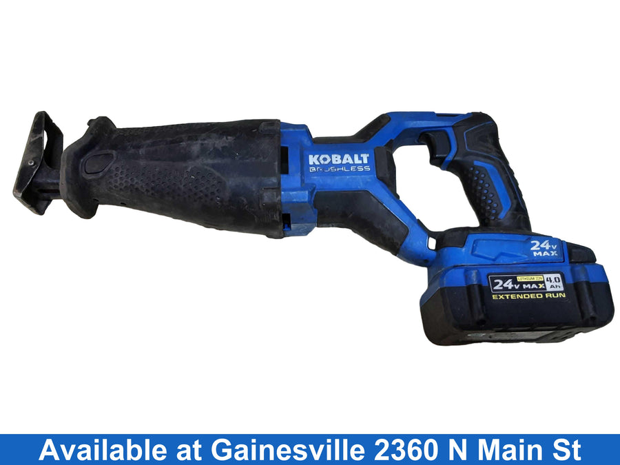 Kobalt Krs224b-03 Blue Cordless Reciprocating Saw