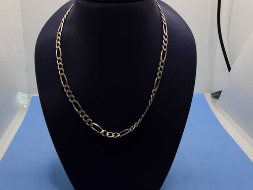 Figaro Chain - Silver 10.8 grams 22 inch
