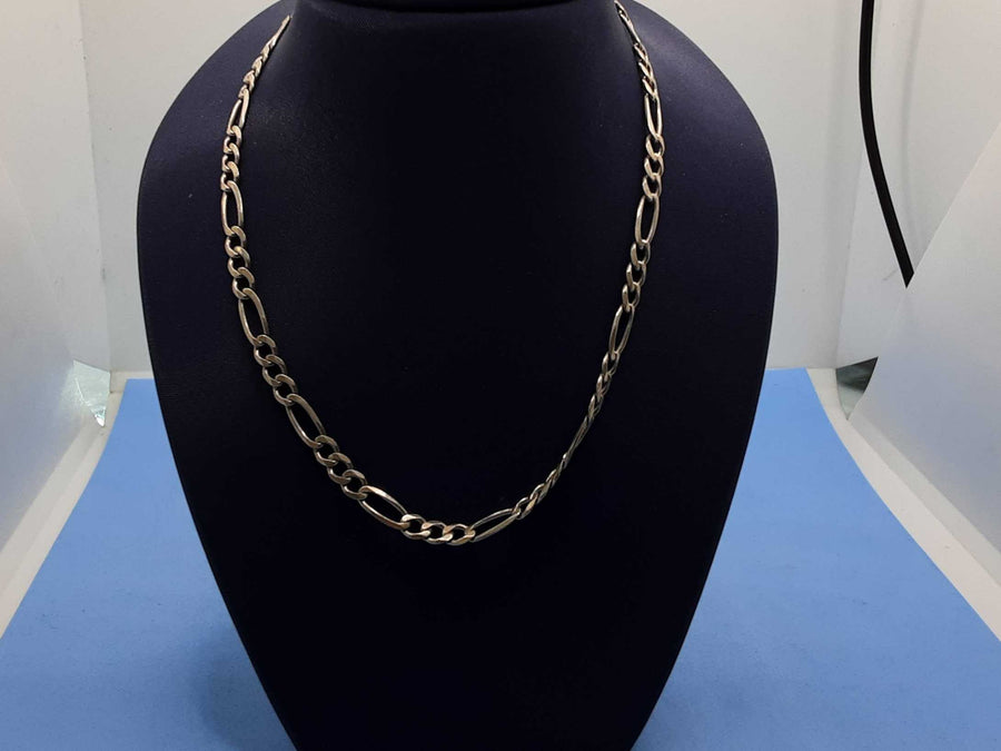 Figaro Chain - Silver 10.8 grams 22 inch