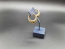 Shrimp Earrings - Yellow Gold 10k (.417) 3.3 grams