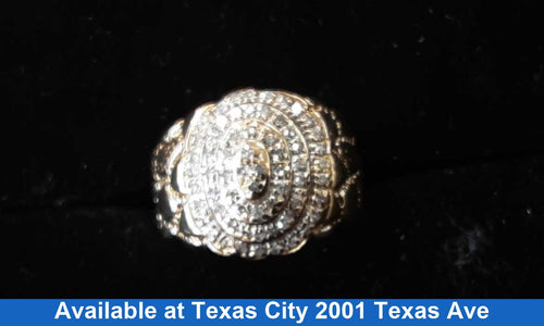 Men's Ring - Yellow Gold 10k (.417) 5.2 grams Size 9