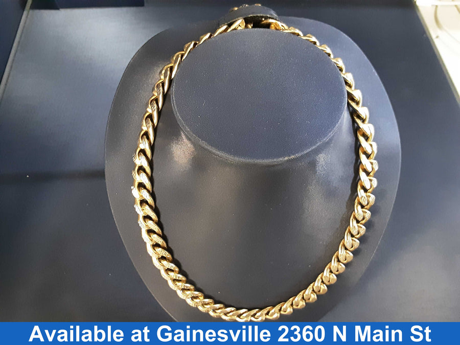 Cuban Link Chain - Yellow Gold 10k (.417) 60.8 grams 30 inch
