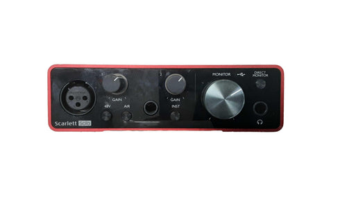 Focusrite Scarlett Solo Red Audio Equipment