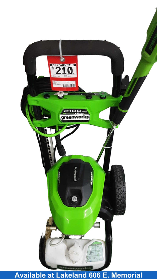 Ryobi Gpw2100 Green Corded Pressure Washer
