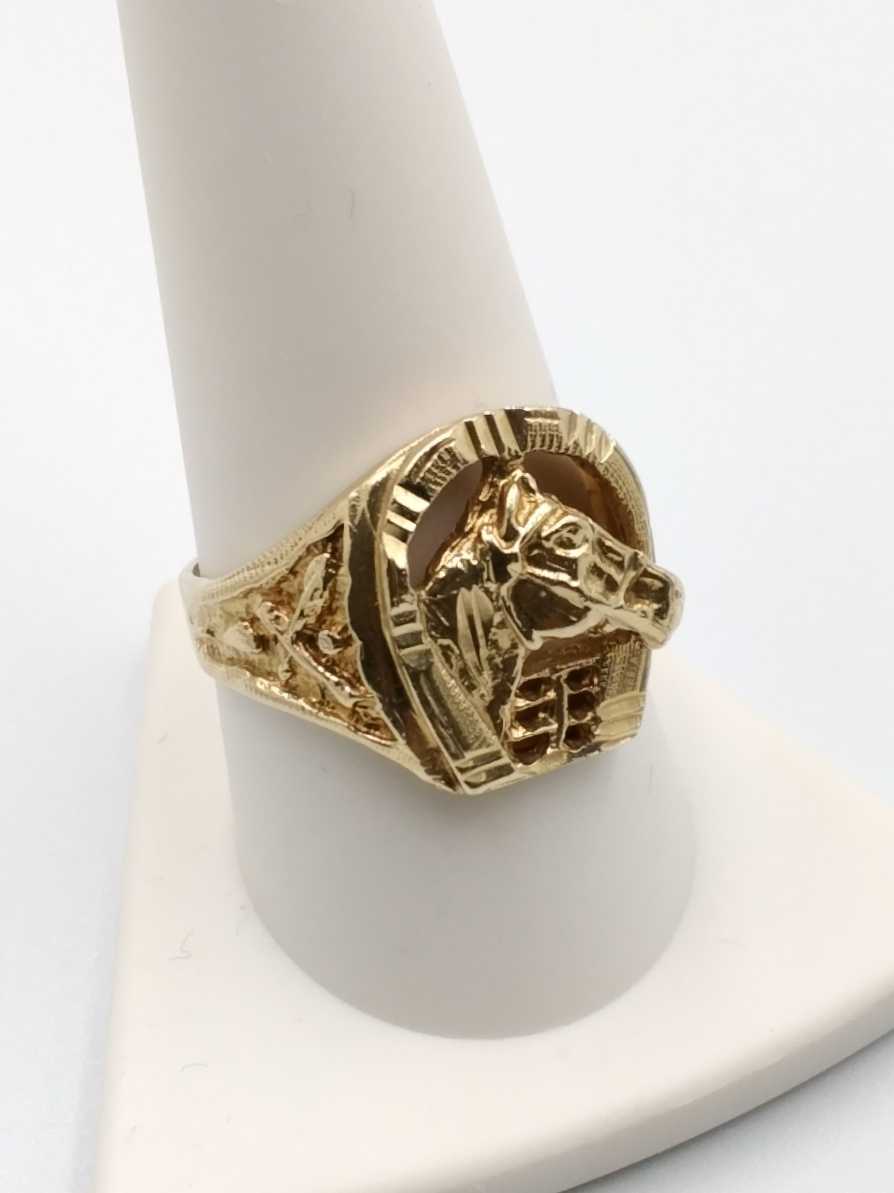 Men's Ring - Yellow Gold 10k (.417) 6.2 grams Size 7