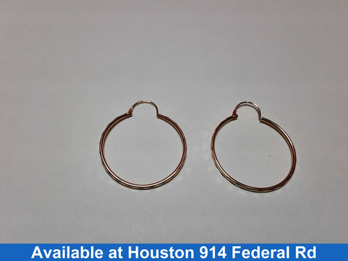 Bangle Earrings - Yellow Gold 10k (.417) 2.7 grams
