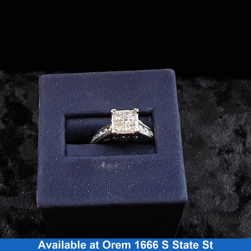 Women's Ring - White Gold 10k (.417) 4.3 grams Size 9