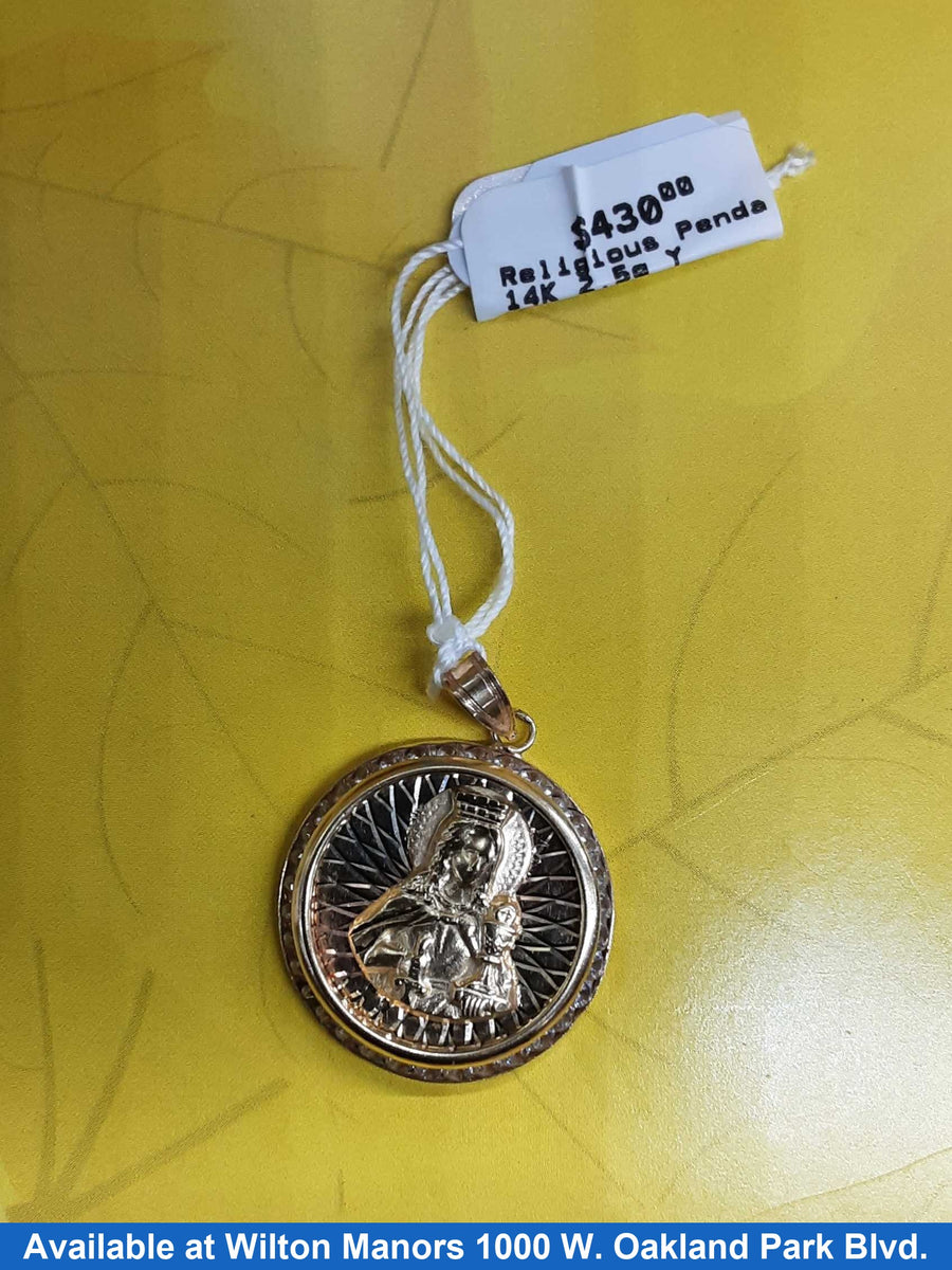 Religious Pendant - Yellow Gold 14k (.585) 2.5 grams