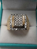 Men's Ring - Yellow Gold 10k (.417) 10.3 grams Size 10.5