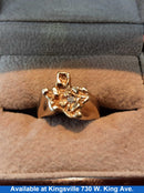 Men's Ring - Yellow Gold 14k (.585) 5.6 grams Size 5.5