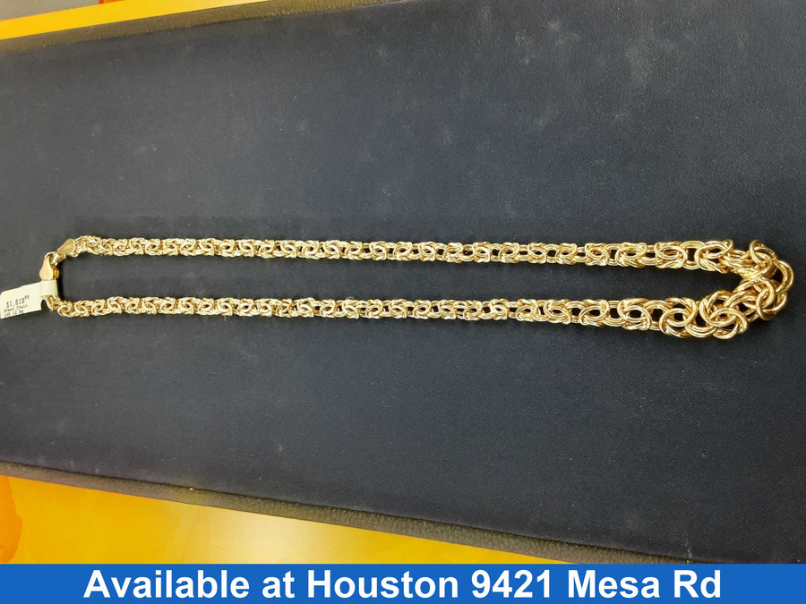 Wheat Chain - Yellow Gold 14k (.585) 12.8 grams 18 inch