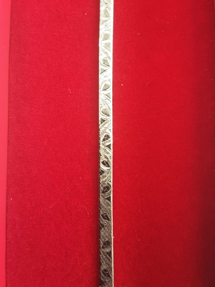 Herringbone Bracelet - Yellow Gold 14k (.585) 2.9 grams 8 inch
