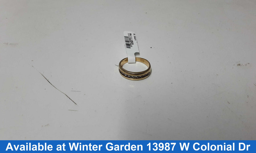 Ring - Wedding Band - Yellow Gold 14k (.585) 4.6 grams Size 10