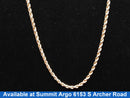 Rope Chain - Rose Gold 10k (.417) 14.8 grams 26 inch