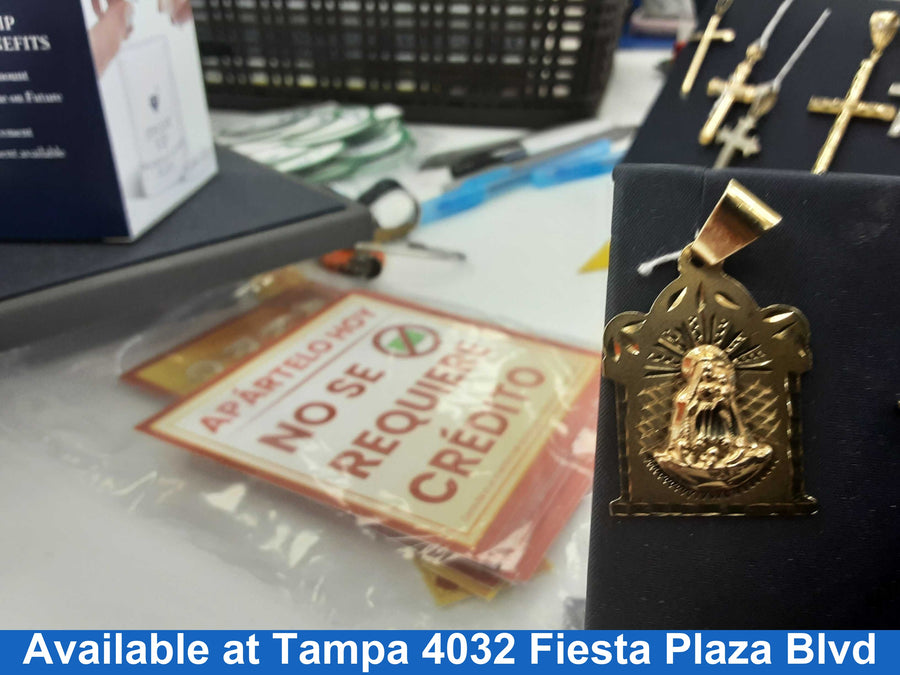 Religious Pendant - Yellow Gold 10k (.417) 4.7 grams