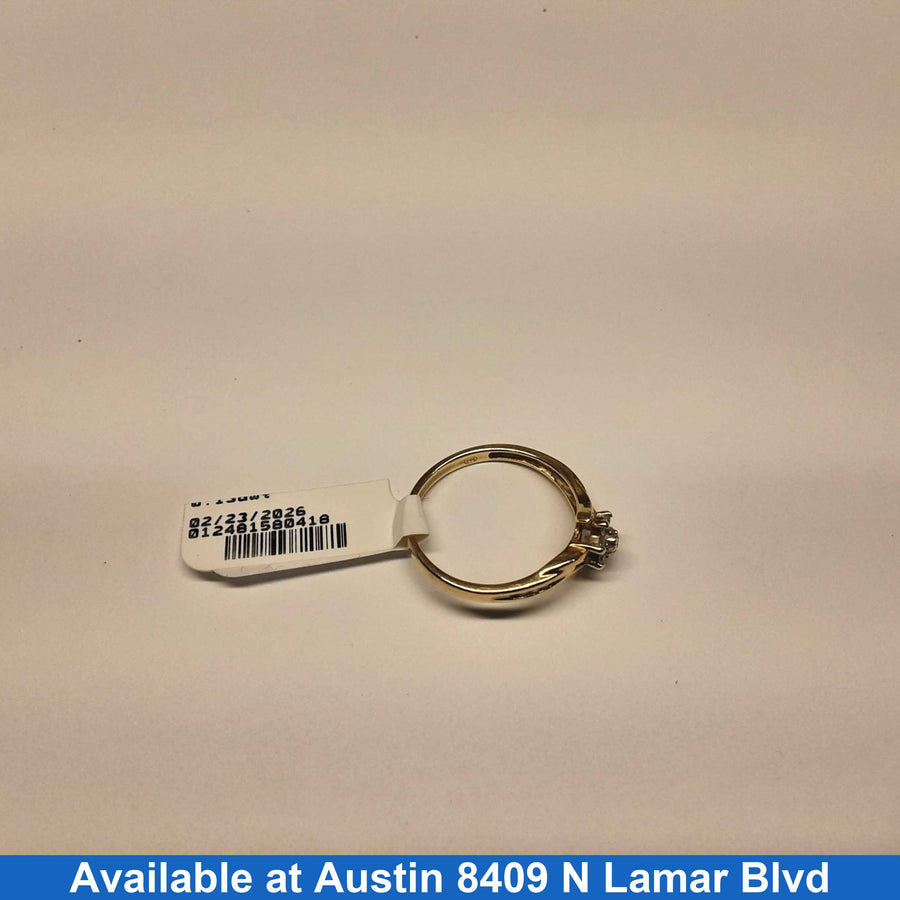 Women's Ring - Yellow Gold 10k (.417) 1.6 grams Size 7