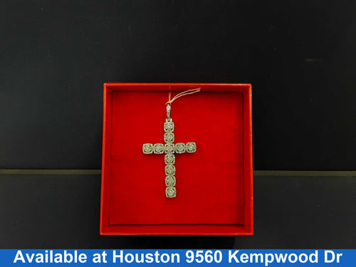 Religious Pendant - White Gold 10k (.417) 7.9 grams
