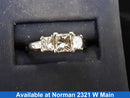 Ring - Engagement Set - White Gold 14k (.585) 3.4 grams Size 7