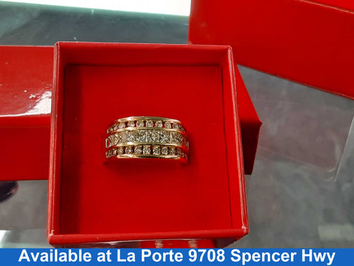 Women's Ring - Yellow Gold 14k (.585) 9.7 grams Size 9