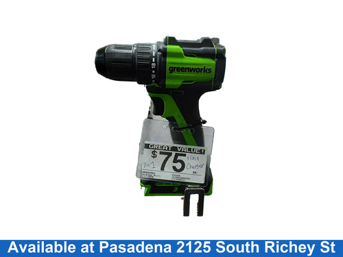 Greenworks Ddg3400 Green Cordless Standard Drill