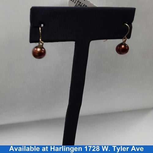Pearl Earrings - Yellow Gold 14k (.585) 1 grams