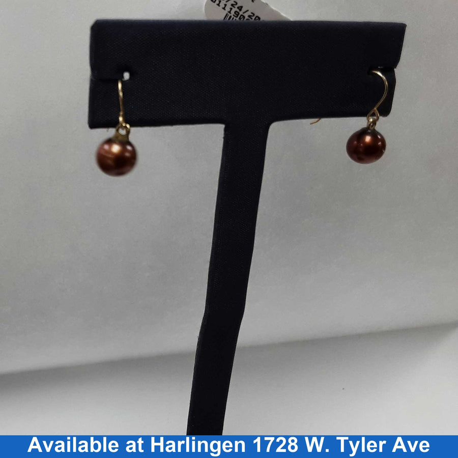 Pearl Earrings - Yellow Gold 14k (.585) 1 grams