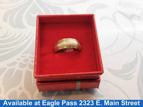 Ring - Wedding Band - Yellow Gold 10k (.417) 6.9 grams Size 10