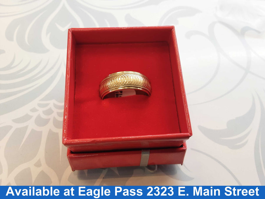 Ring - Wedding Band - Yellow Gold 10k (.417) 6.9 grams Size 10
