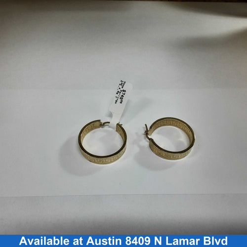 Hoop Earrings - Yellow Gold 14k (.585) 4.8 grams