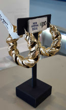 Shrimp Earrings - Yellow Gold 14k (.585) 13.4 grams