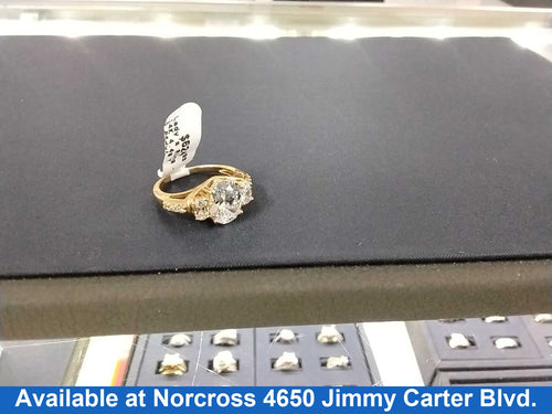 Women's Ring - Yellow Gold 14k (.585) 4.4 grams Size 8