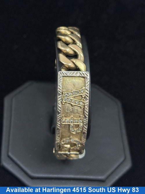 ID Bracelet - Yellow Gold 14k (.585) 106.3 grams 9 inch