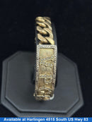 ID Bracelet - Yellow Gold 14k (.585) 106.3 grams 9 inch