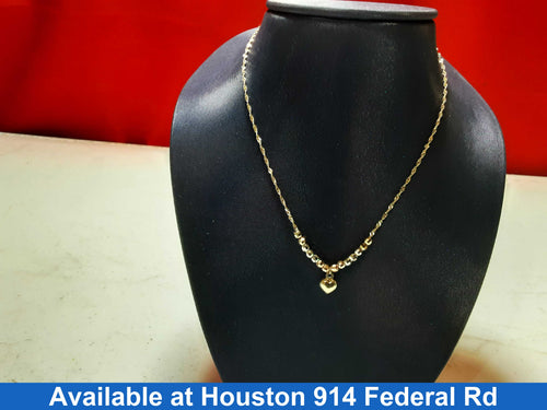 Chain - Tricolor Gold 10k (.417) 1.7 grams 18 inch