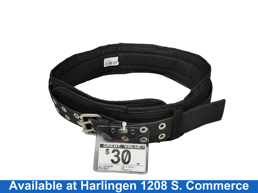 Clc Leathercraft 5625 Xl Padded Tool Belt Black Belt / Buckle