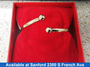 Bangle Bracelet - Yellow Gold 10k (.417) 3.2 grams 7 inch