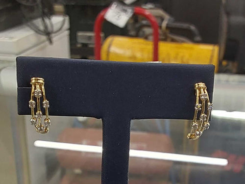 Earrings - Yellow Gold 10k (.417) 1.6 grams
