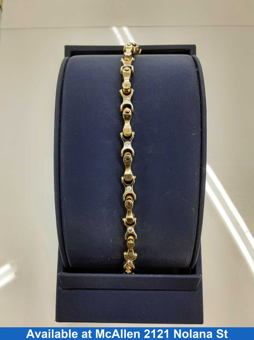 Turkish Bracelet - Yellow Gold 10k (.417) 37.8 grams 8 inch